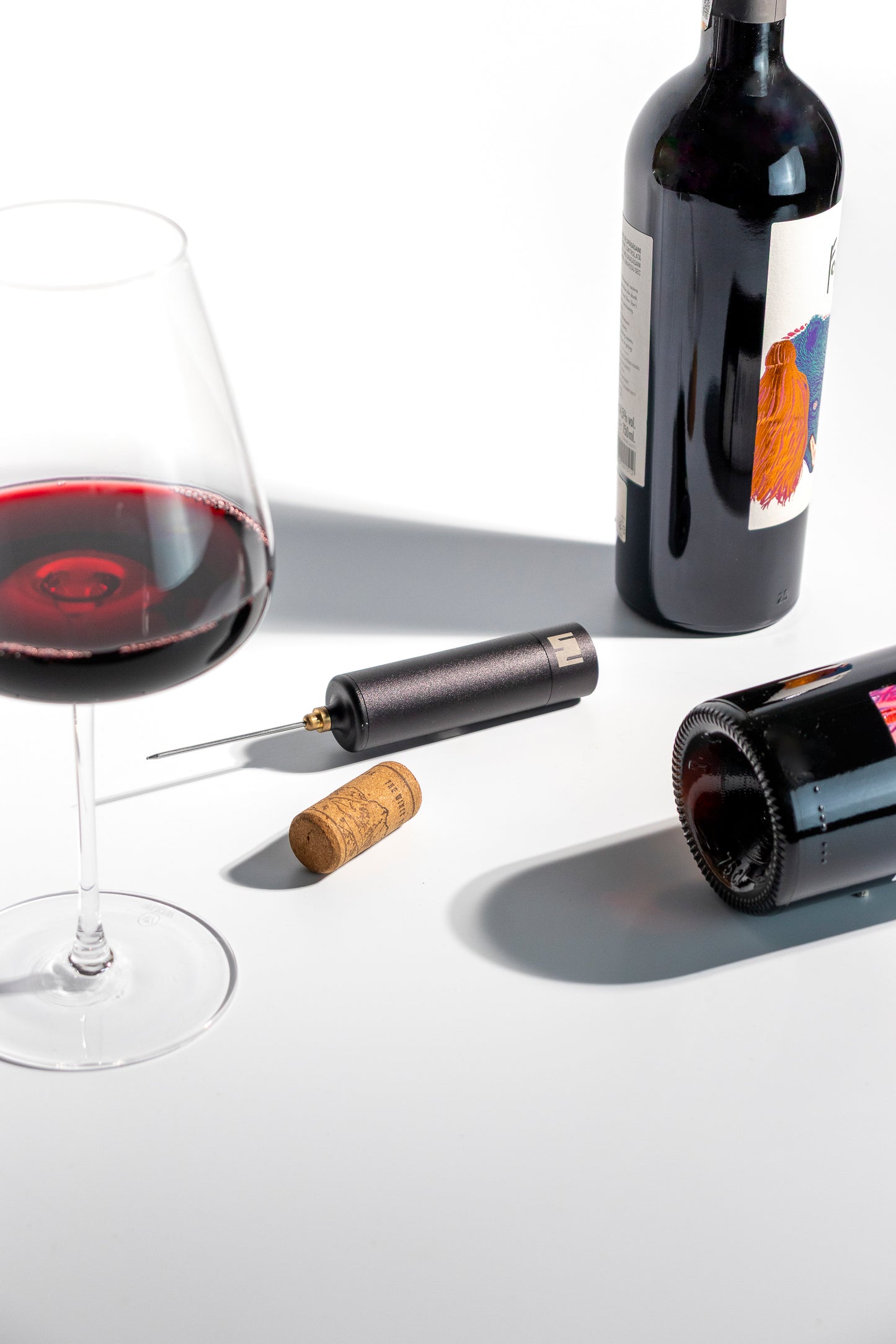 Winepopper Aluminum | Automatic Gas Corkscrew